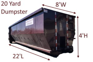 RazorbackRolloff 20yard dumpster